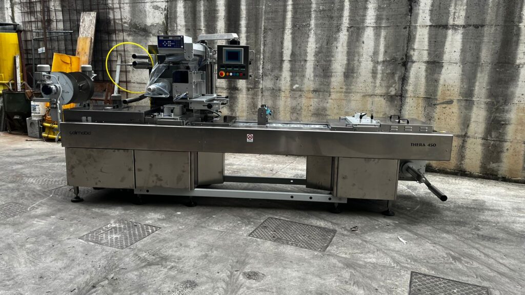 Termoformatrice usata colmatic, riciclo, soluzione green, macchinario made in Italy