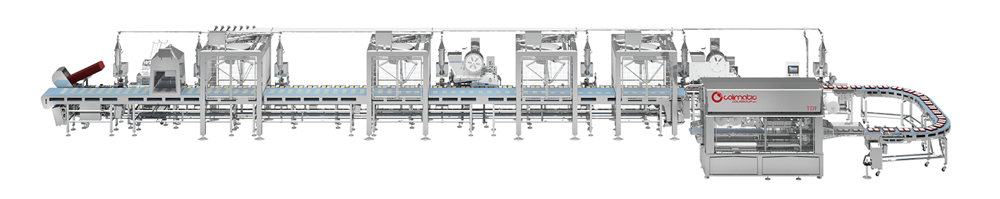 Termosigillatrice per produzione alta intensiva, soluzioni personalizzate per il confezionamento, macchinario made in Italy